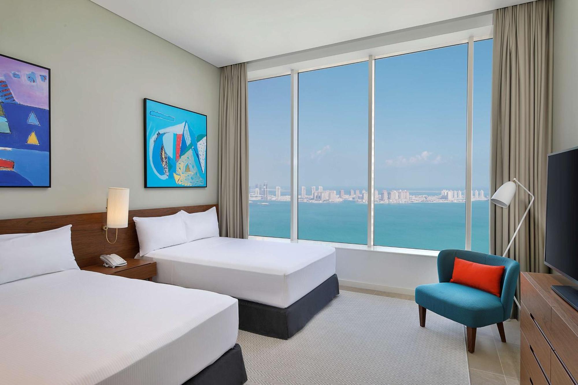 Aleph Doha Residences, Curio Collection By Hilton Dış mekan fotoğraf Guest room